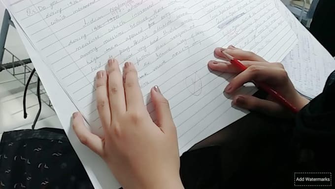write hand written assignmnets for students