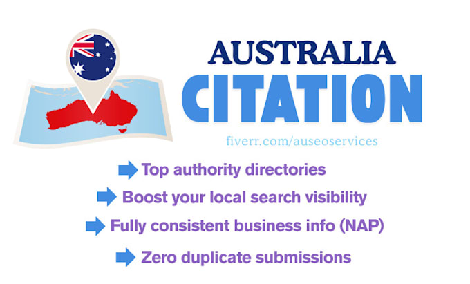 create 50 top quality australia local citations