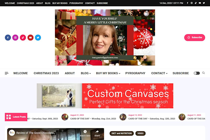 create a simple 5 page wordpress website
