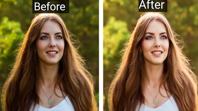 do professional photo retouching