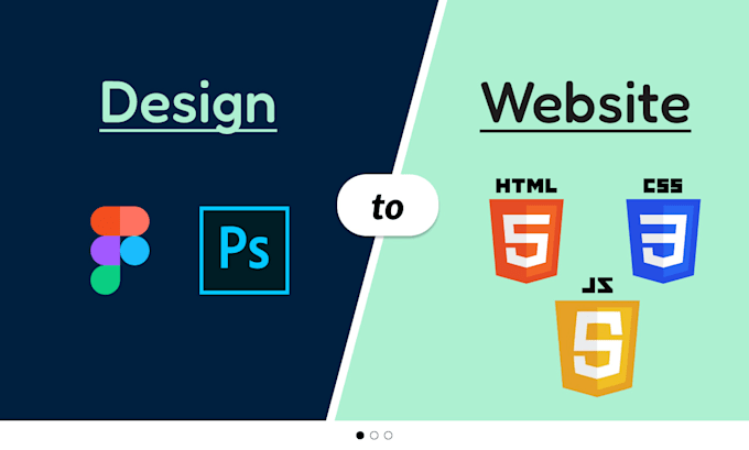 Convert figma design to html, css, javascript website by Mtahaamin | Fiverr