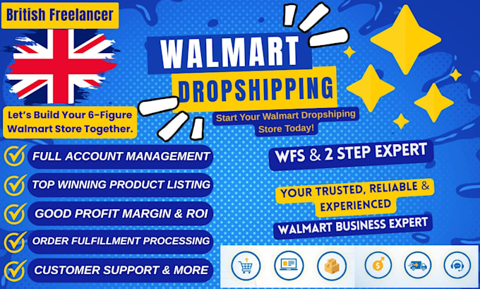 do walmart 2 step dropshipping store setup, listings, and management