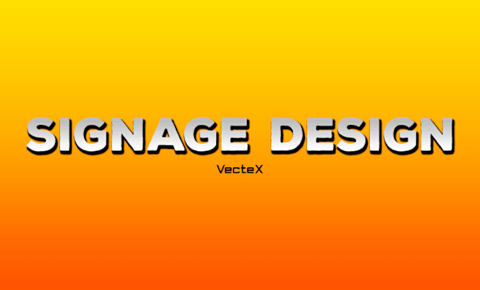 Design your business signage by Vectexdev | Fiverr
