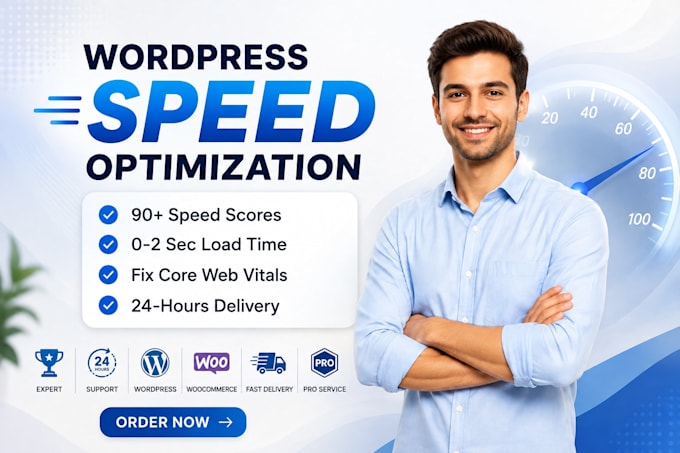 do wordpress website speed optimization and google pagespeed fix