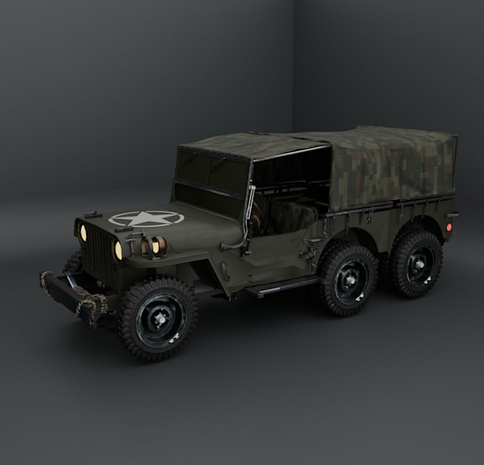 design hard surface 3d models for game and 3d printing
