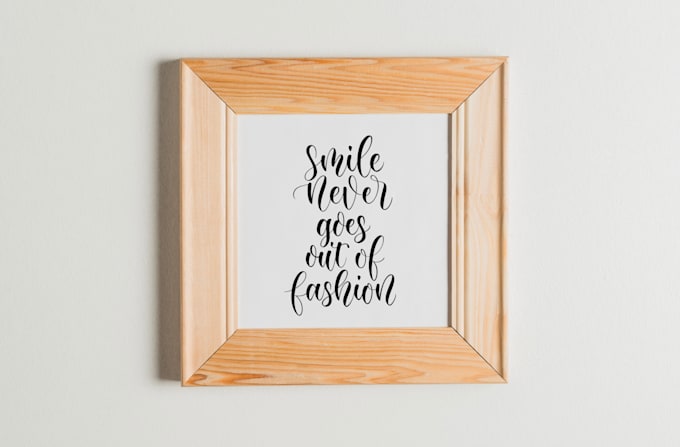 write in brush calligraphy for you
