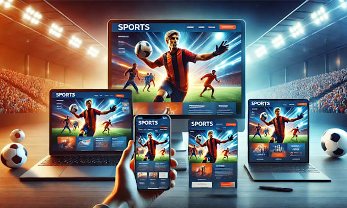 build an advanced premium sports website using wordpress