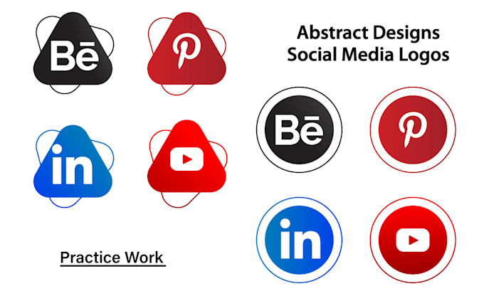 design unique, simple and modern custom icons set