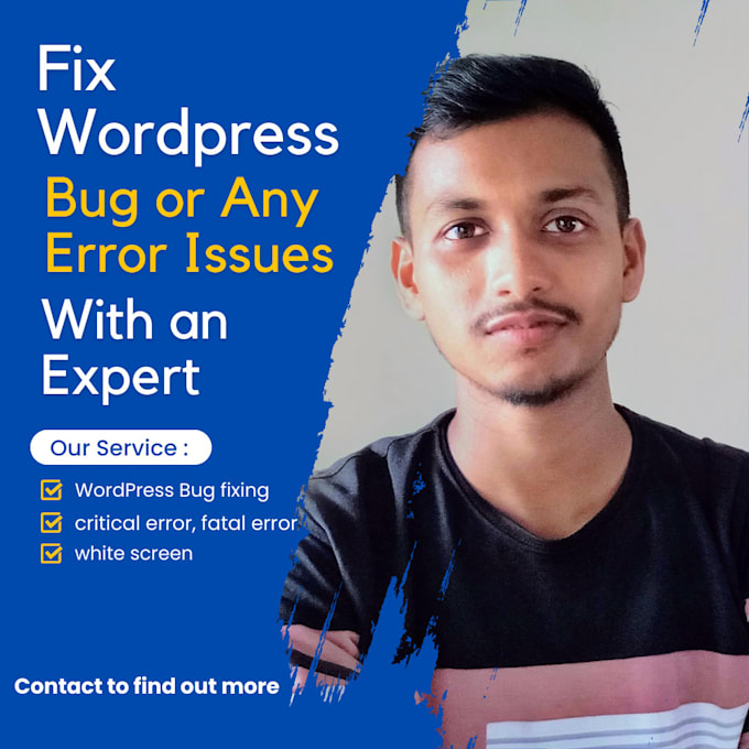 fix wordpress bugs and any kind of errors