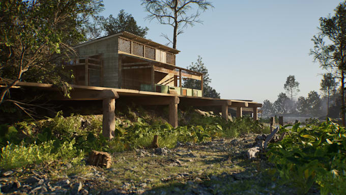 create a realistic landscape environment in unreal engine 5
