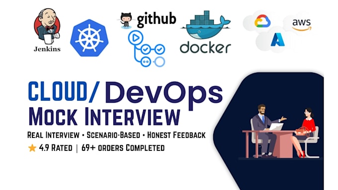 conduct devops and cloud mock interviews with hiring manager feedback