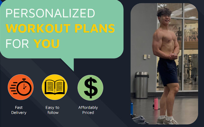 Create customized workout plans for you by Yoeked | Fiverr