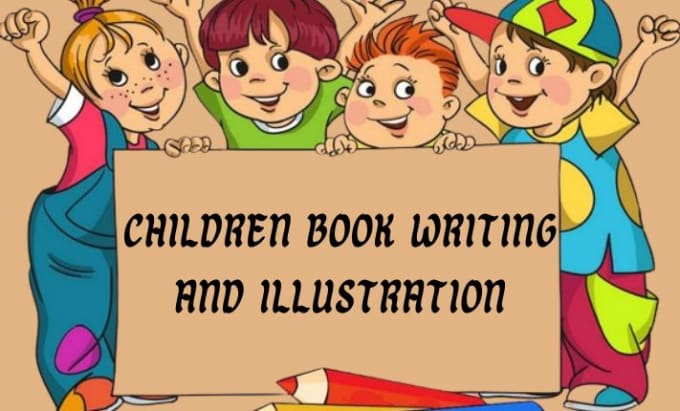 I will professionally write children story book do children book illustration kids book