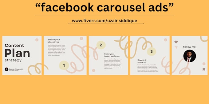 design creative facebook carousel ads