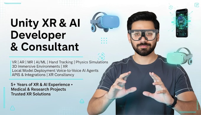 develop your ideas into VR xr oculus quest unity 3d