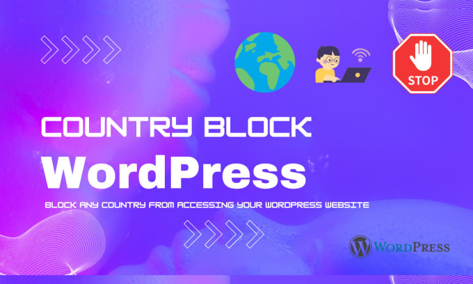 set up geo block for wordpress website to restrict access by specific countries