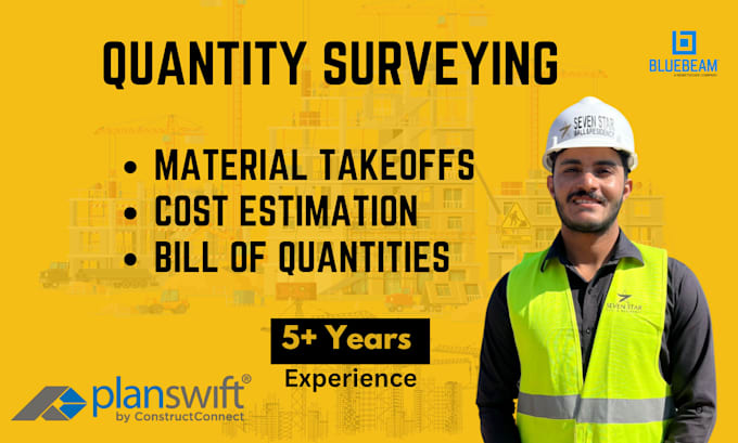 do material takeoff, boq and cost estimation as a quantity surveyor