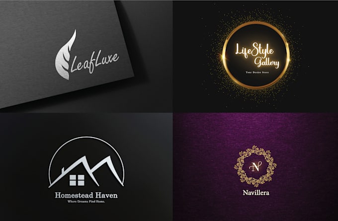 provide unique, luxurious, modern logo