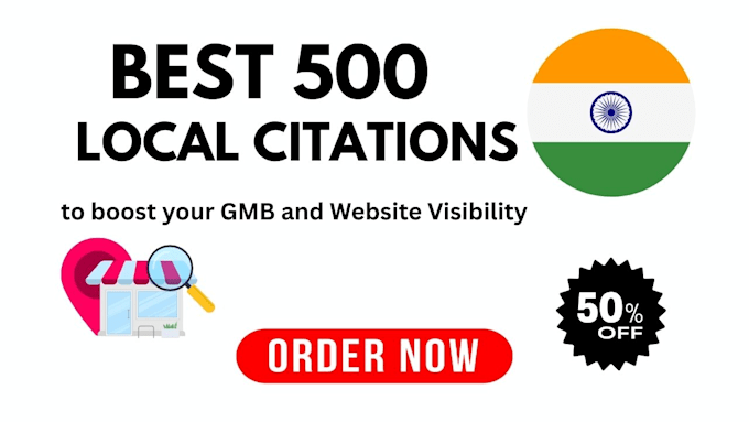 do top 500 india local citations