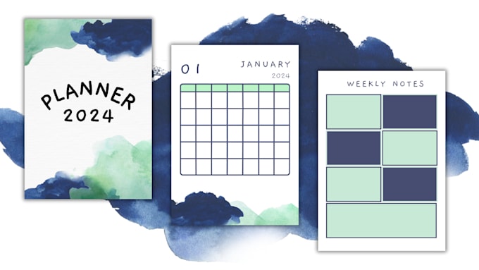 do printable digital planner for 2024