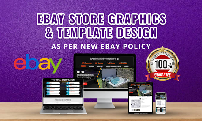 do ebay store graphic and template design