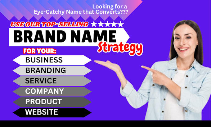 brainstorm brand, business or product names