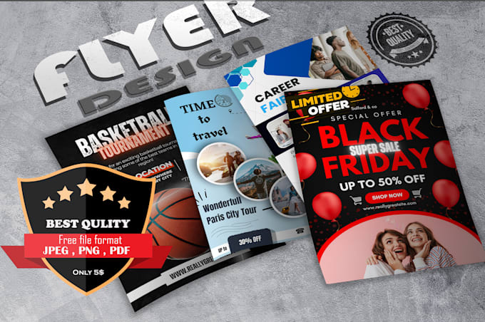 create eye catching marketing flyers, event posters