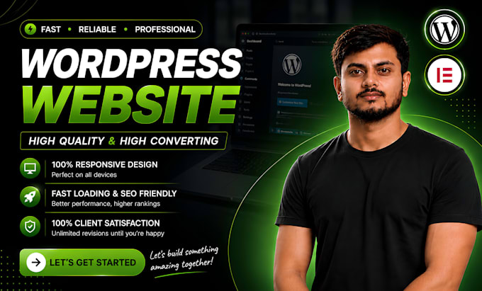 build a professional, responsive wordpress website