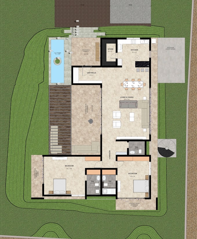 do 2d plan designing
