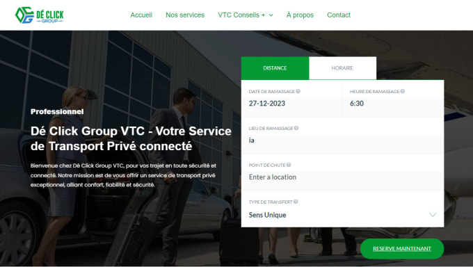 Create taxi booking website taxi website chauffeur and limousine