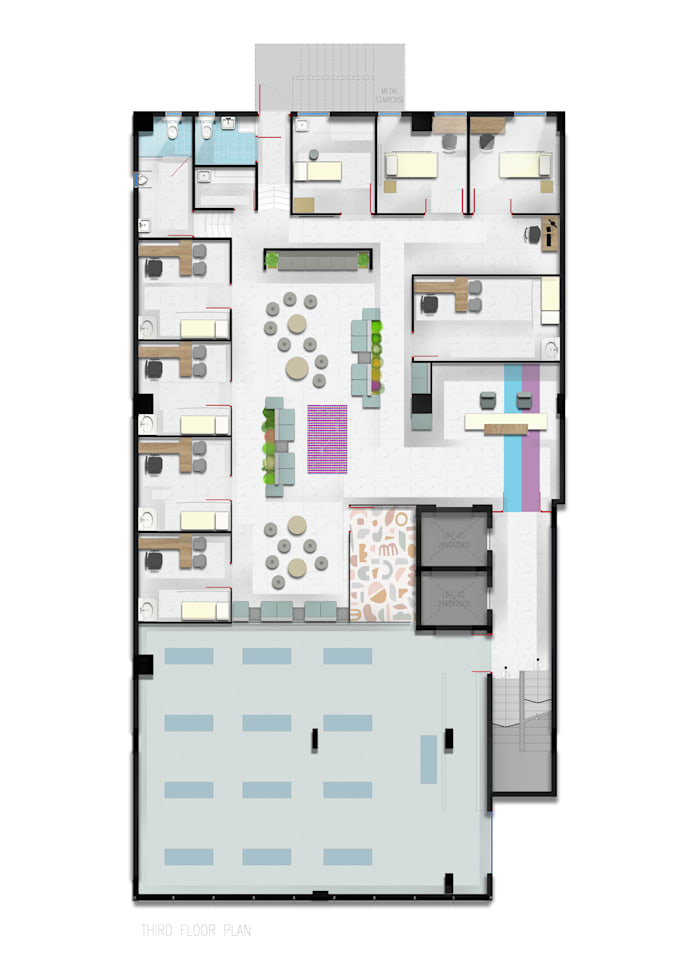 do top level 2d and 3d floor plan render