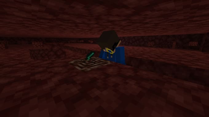 farm you netherite in your world
