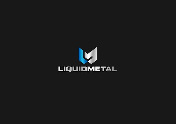 design lovely extremely good liquid metal logo
