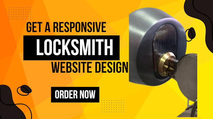 design a premium locksmith website or locksmith landing page for your business