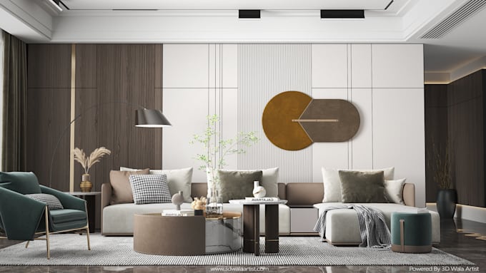 do 3d furniture and interior modelling