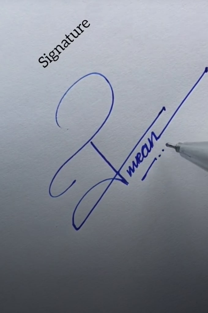 create stylish professional signature and autograph