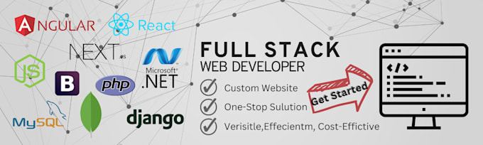 Be your full stack angular react and asp net core developer by