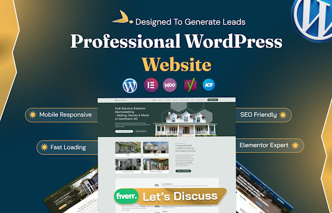 build a professional wordpress website for your business