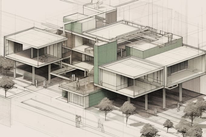 do architectural exploded axonometric drawings and much more