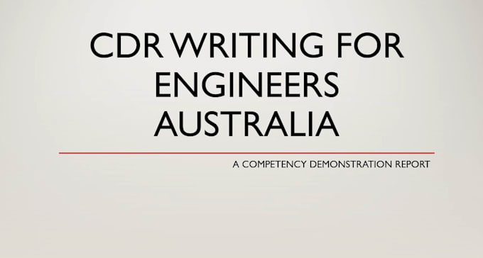 write cdr episodes engineers australia