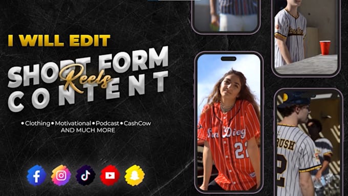 edit fashion reel for instagram, tiktok and others