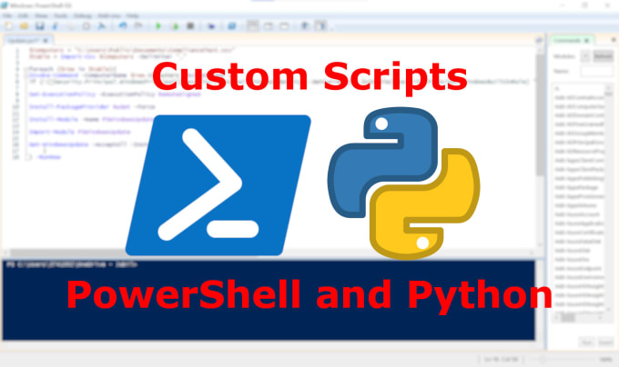 Write powershell or python scripts for you by Greenekhalil | Fiverr