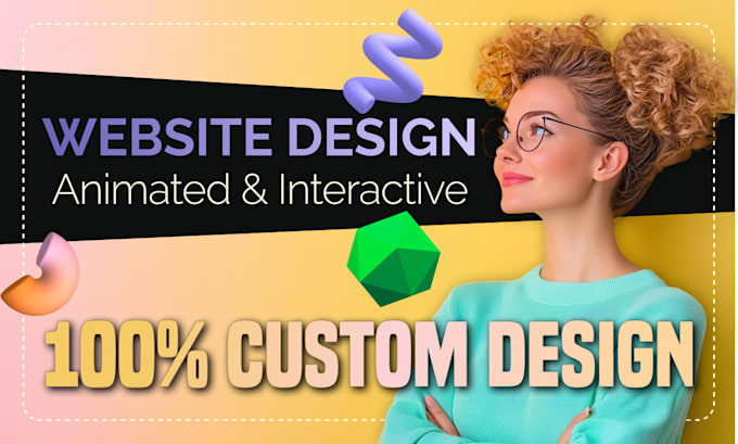 create an animated and interactive corporate website design 3d and gsap
