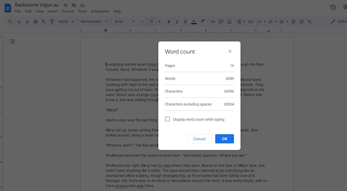 write or edit fanfiction or original fiction
