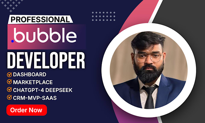 build bubble io web app, bubble mvp, bubble io saas as bubble io developer