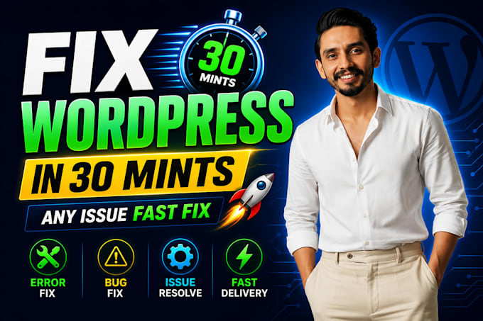 fix wordpress issues, bugs, errors, plugin, theme, mysql and error 500