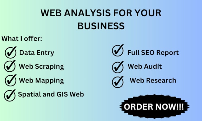 web research and analysis, web map, visualization