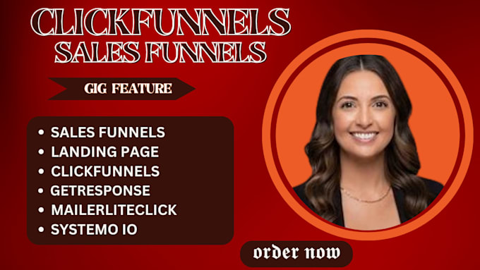 build converting landing page in getresponse aweber, mailerlite, clickfunnels