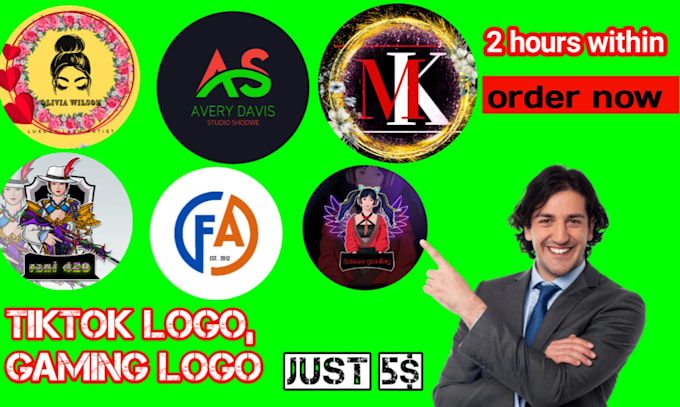 design smart logo branding for tiktok, instagram, youtube