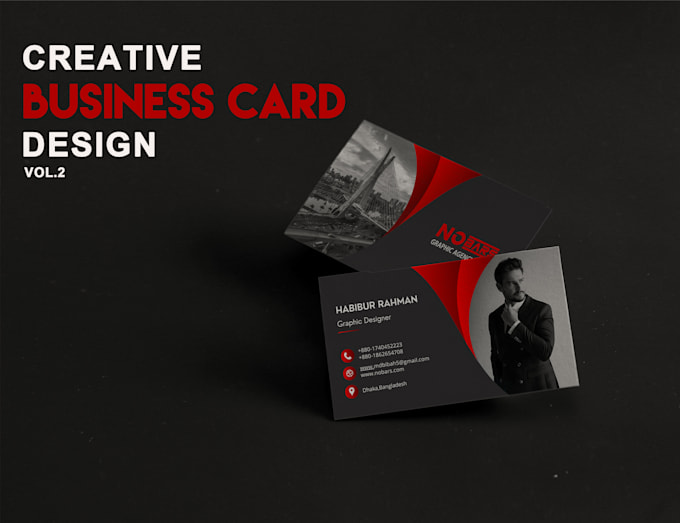 do professional and creative business card design